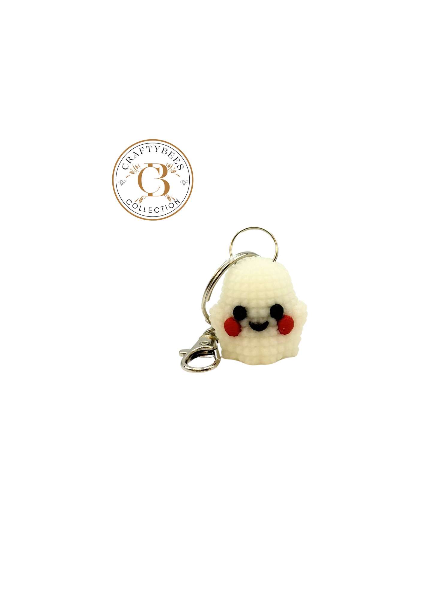 Glow-in-the-Dark Boo Buddy Keychain