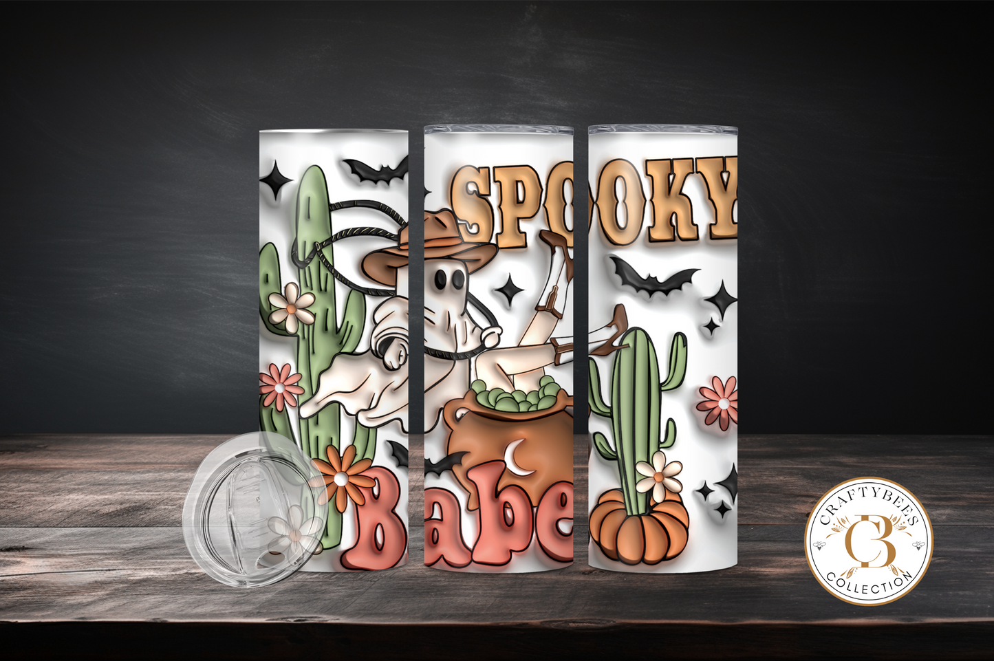 Spooky Babe 20oz Skinny Tumbler