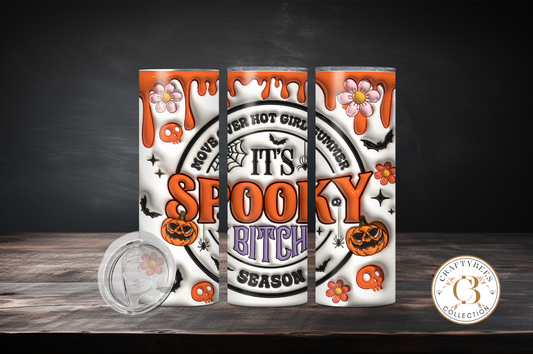 It's Spooky Bitch Season- 20 oz Skinny Tumbler