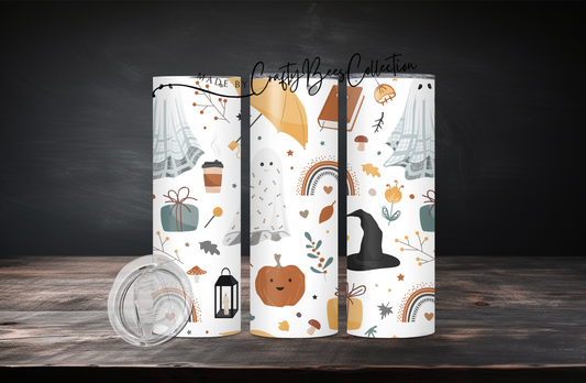 Cozy Halloween Vibes Tumbler - 20oz