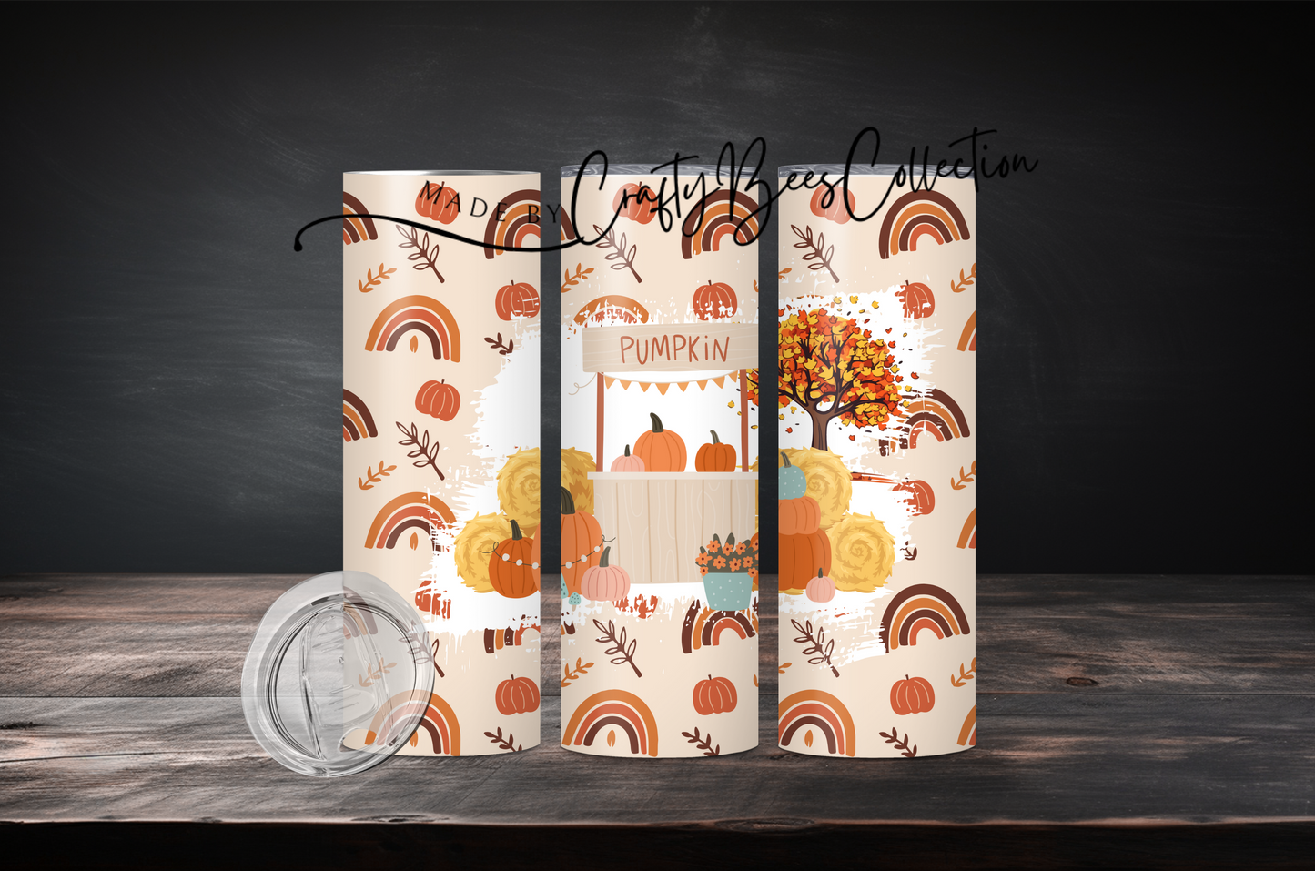 Autumn Harvest Delight 20oz Skinny Tumbler