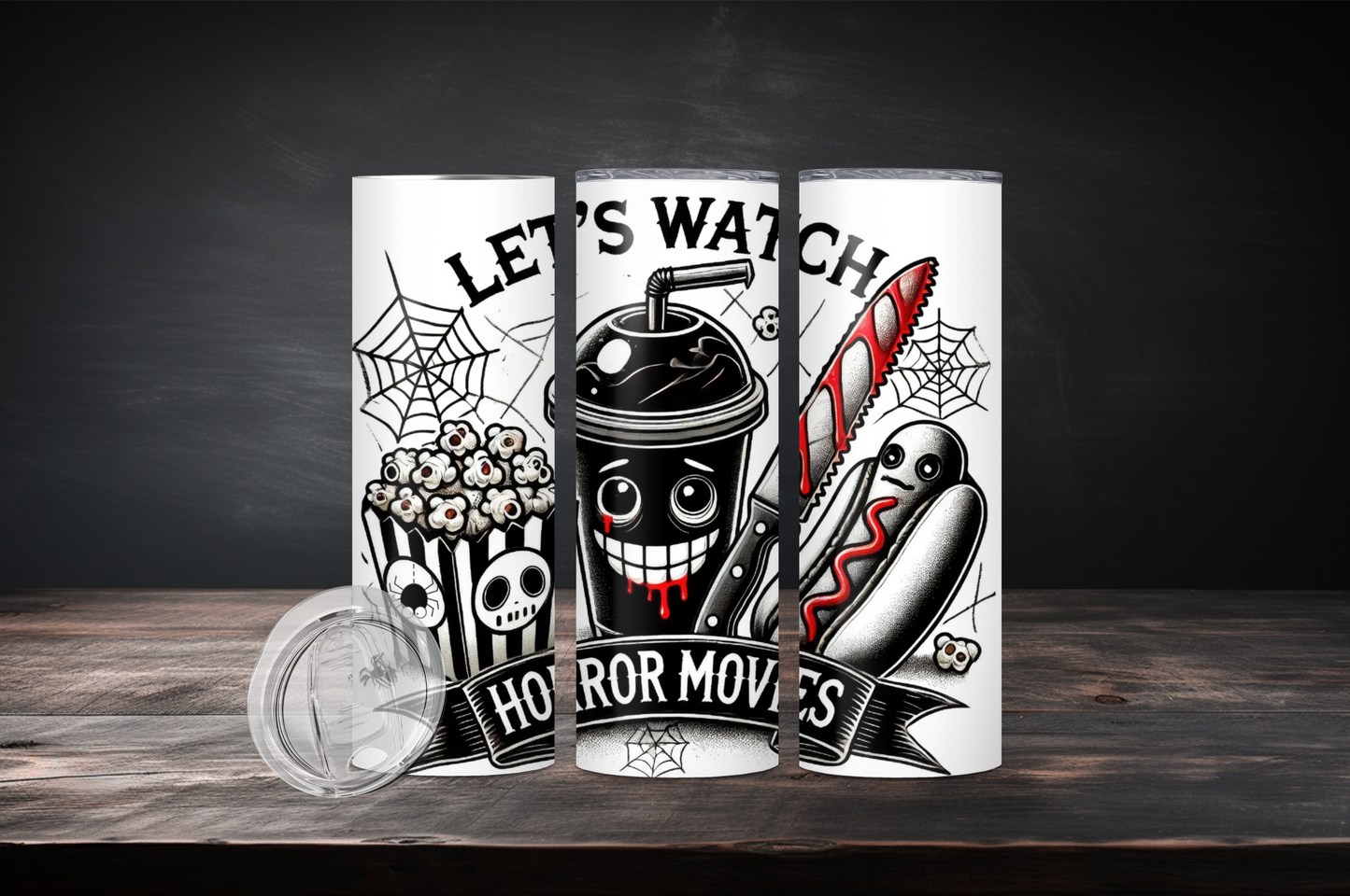 Let's Watch Horror Movies Tumbler - 20oz