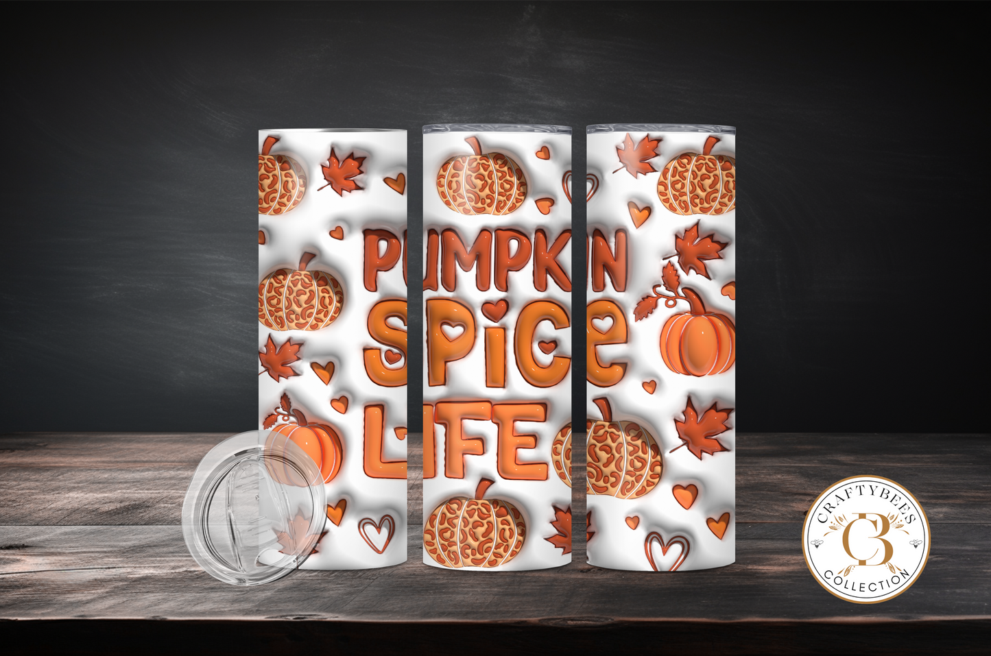 Pumpkin Spice Life 20oz Skinny Tumbler