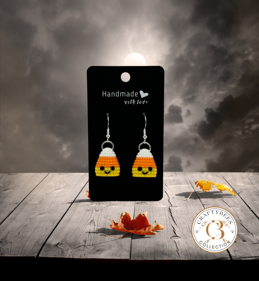 Sweet as Candy Corn Earrings