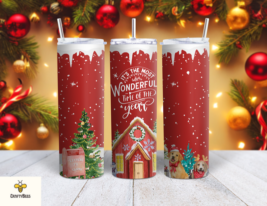 Most Wonderful Time of the Year 20oz Skinny Tumbler